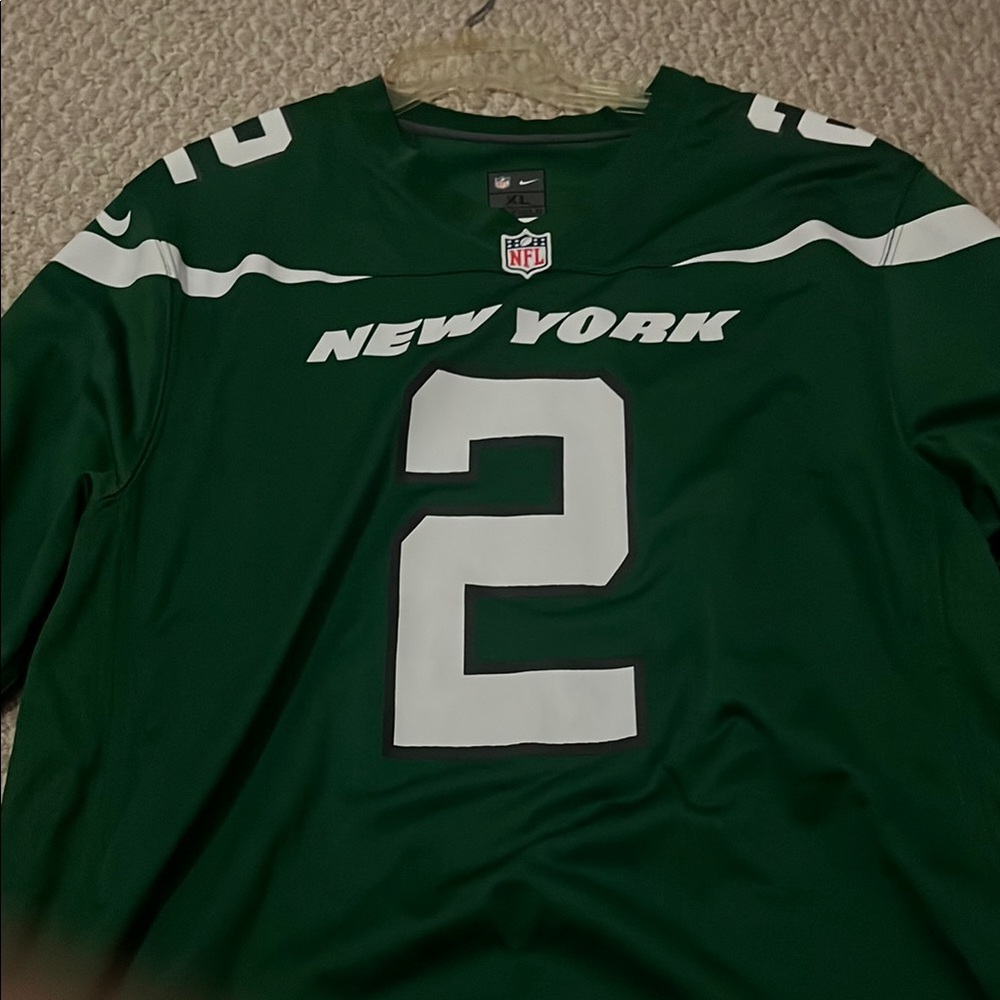 Nike New York Jets Zach Wilson Green Jersey